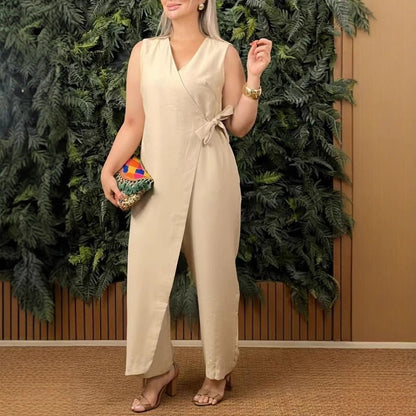 Women's Timeless Jumpsuit – Barbara – Beige