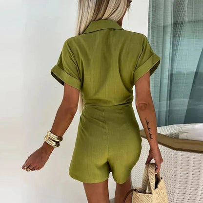 Women's V-Neck Jumpsuit – Maya – view 8