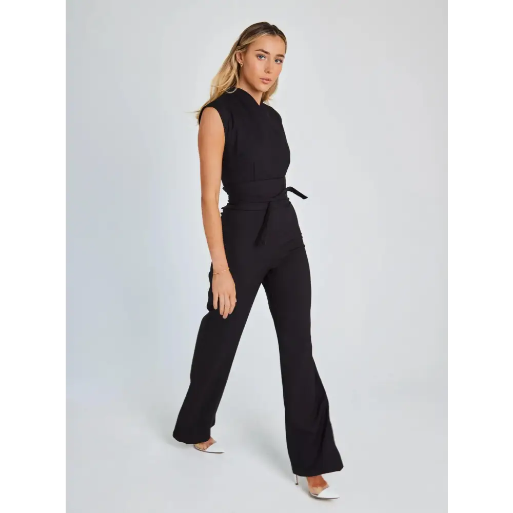 Women's Sleeveless Bow Jumpsuit – Elodie