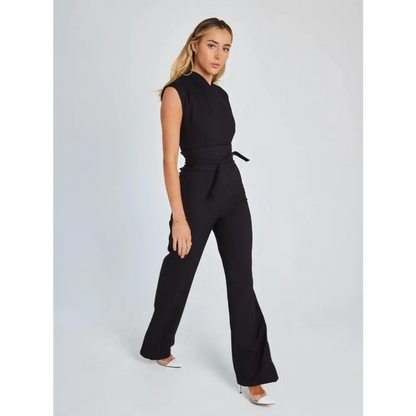 Women's Sleeveless Bow Jumpsuit – Elodie