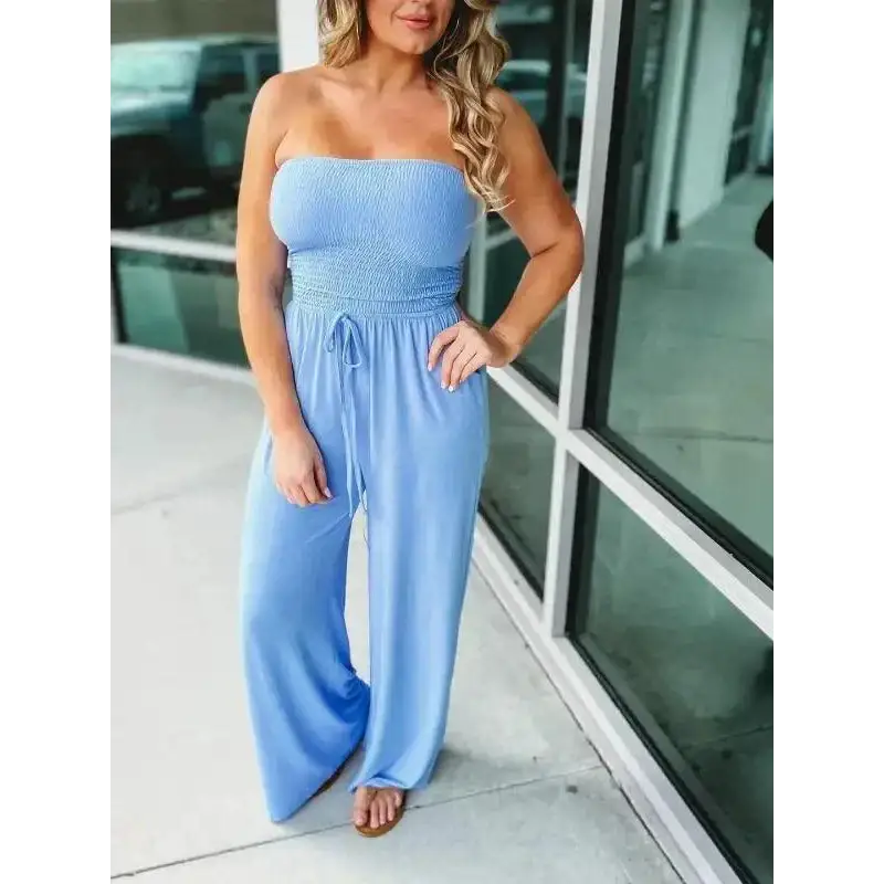 Women's Strapless Jumpsuit – Ida – view 7