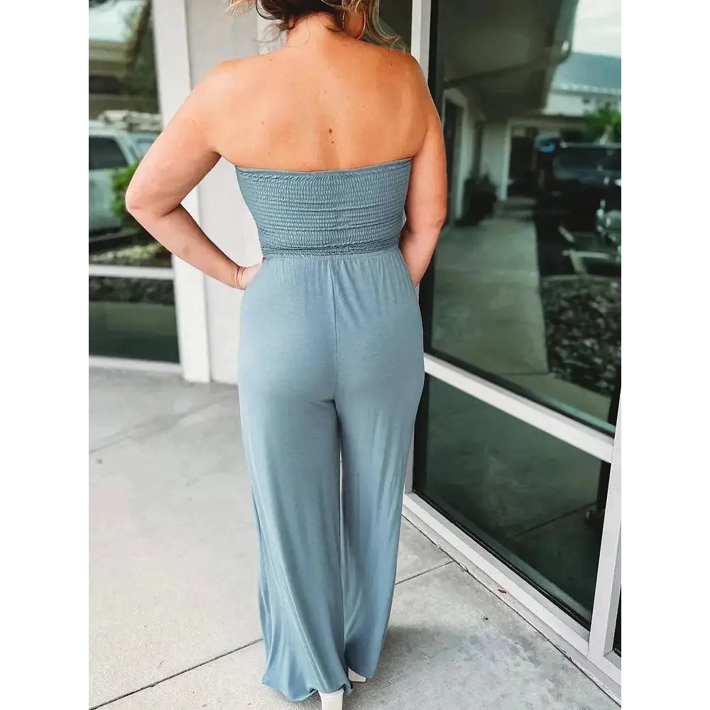 Women's Strapless Jumpsuit – Ida – view 5