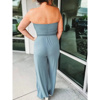Women's Strapless Jumpsuit – Ida – view 5