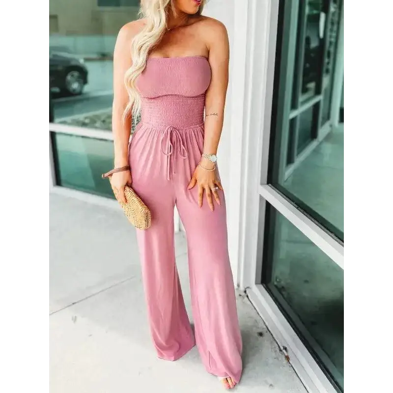 Women's Strapless Jumpsuit – Ida – view 4