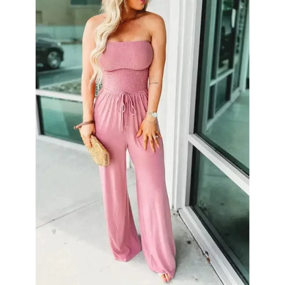 Women's Strapless Jumpsuit – Ida – view 4