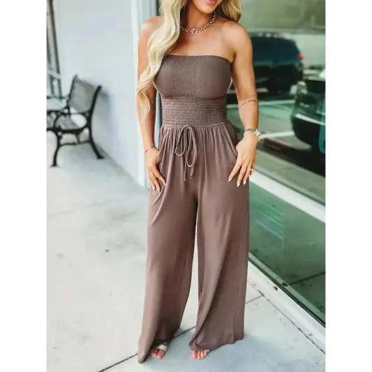 Women's Strapless Jumpsuit – Ida
