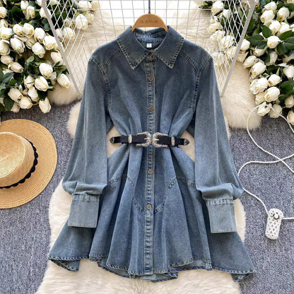 Women's Denim Dress – Kendi – view 5