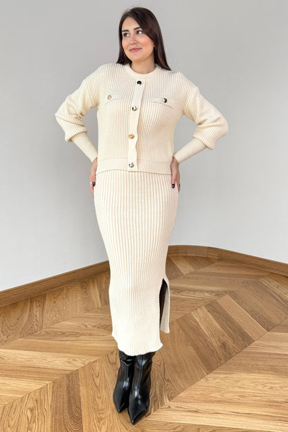 Women's Knit Dress – Lucia – White