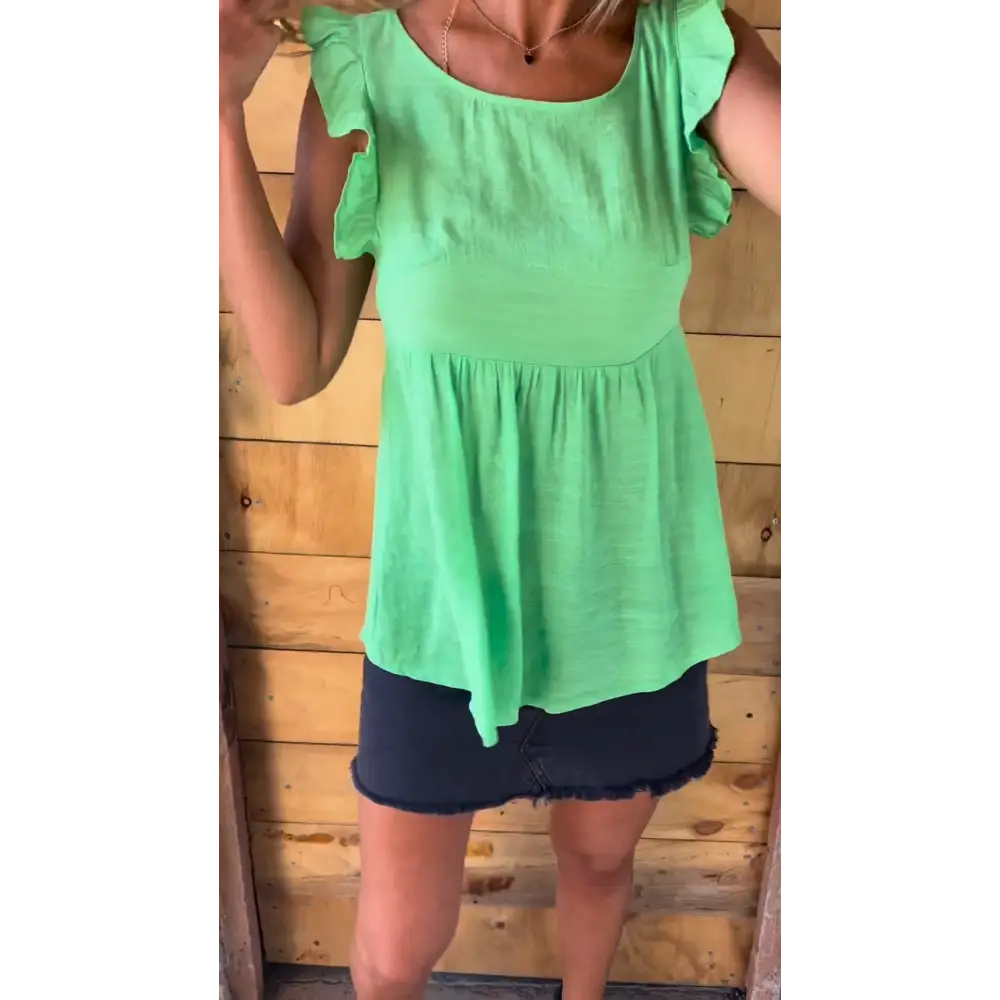 Cotton-Linen Tank with Back Strap – Odessa
