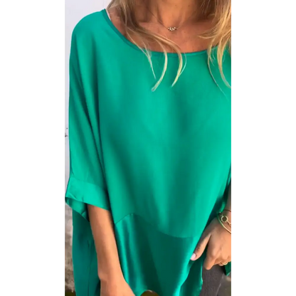 Ruffled Crewneck Blouse – Ziva – view 2