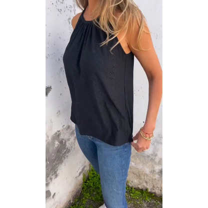 Crewneck Tank with Cutout Detail – Catalina – view 4