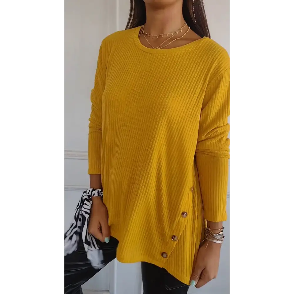 Textured Crewneck Blouse – Clarissa – view 2