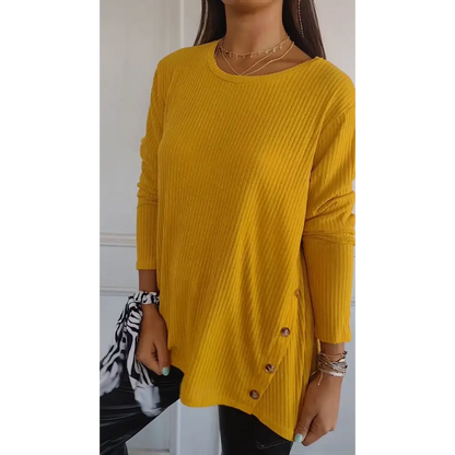 Textured Crewneck Blouse – Clarissa – view 2