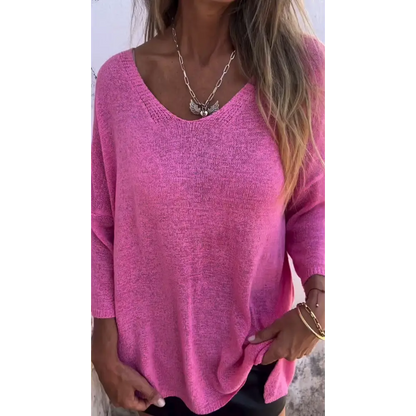 Comfort Knit Crewneck Blouse – Remi – view 2