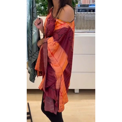 Women's Colorful Off-Shoulder Crewneck Blouse – Journey