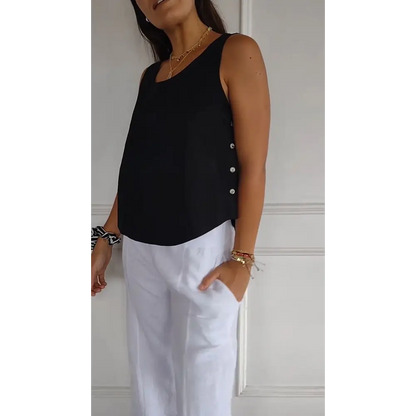 Cotton-Linen Tank – Flavia