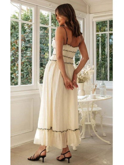 Ruffled Spaghetti-Strap Dress – Kira – view 3
