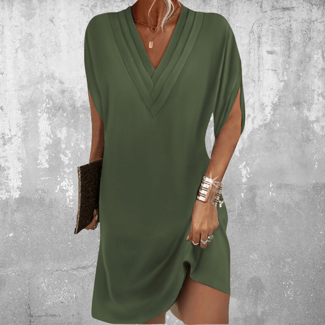 Women's Casual Dress – Tammy – Military Green