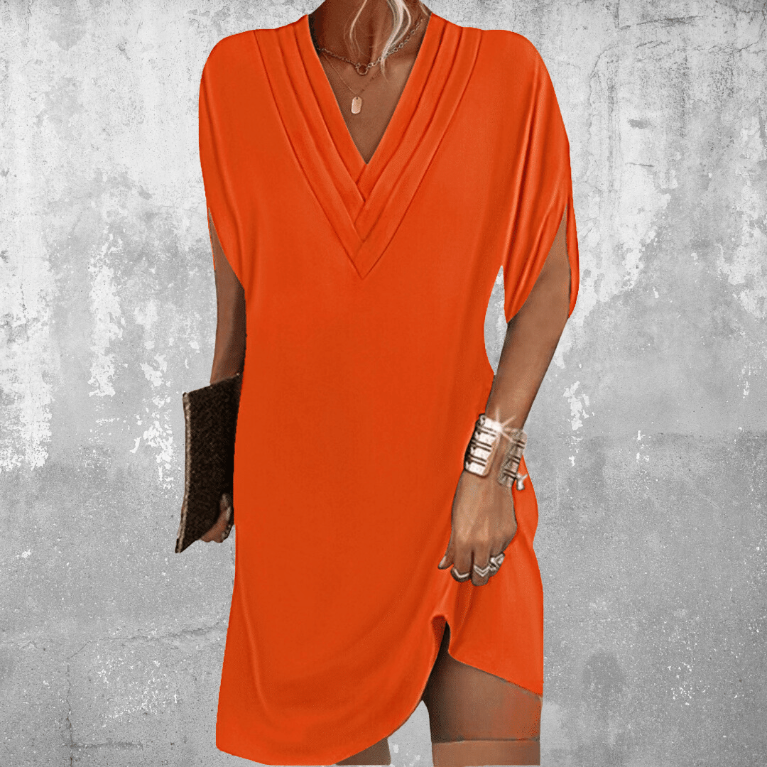 Women's Casual Dress – Tammy – Orange