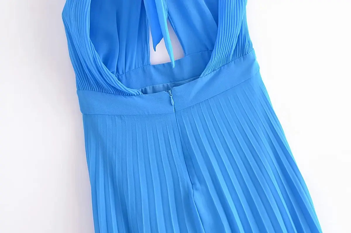 Crossover-Neck Dress – Alina – view 5