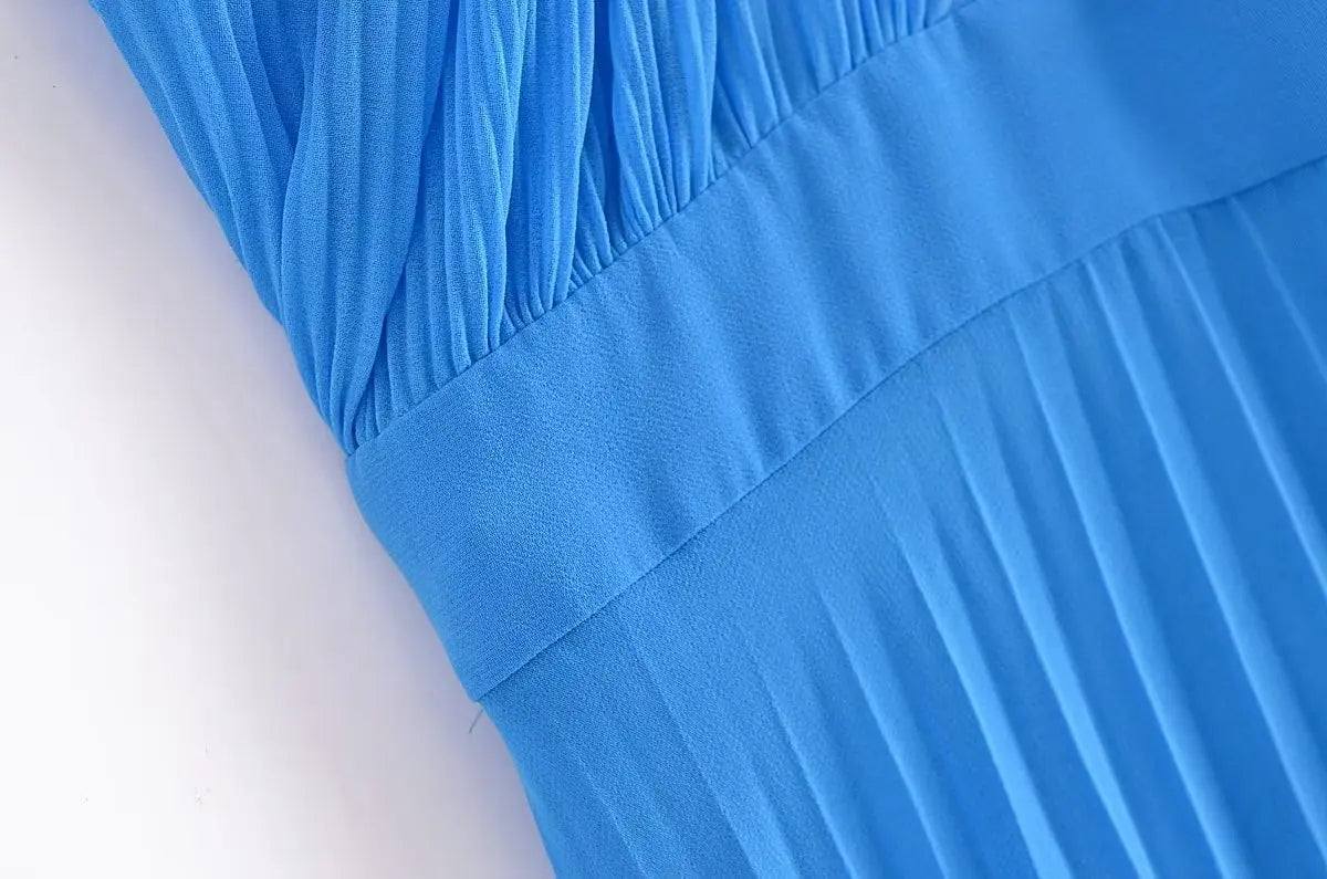 Crossover-Neck Dress – Alina – view 15