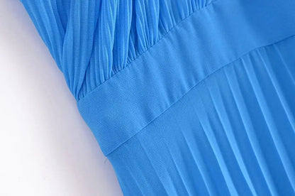 Crossover-Neck Dress – Alina – view 15