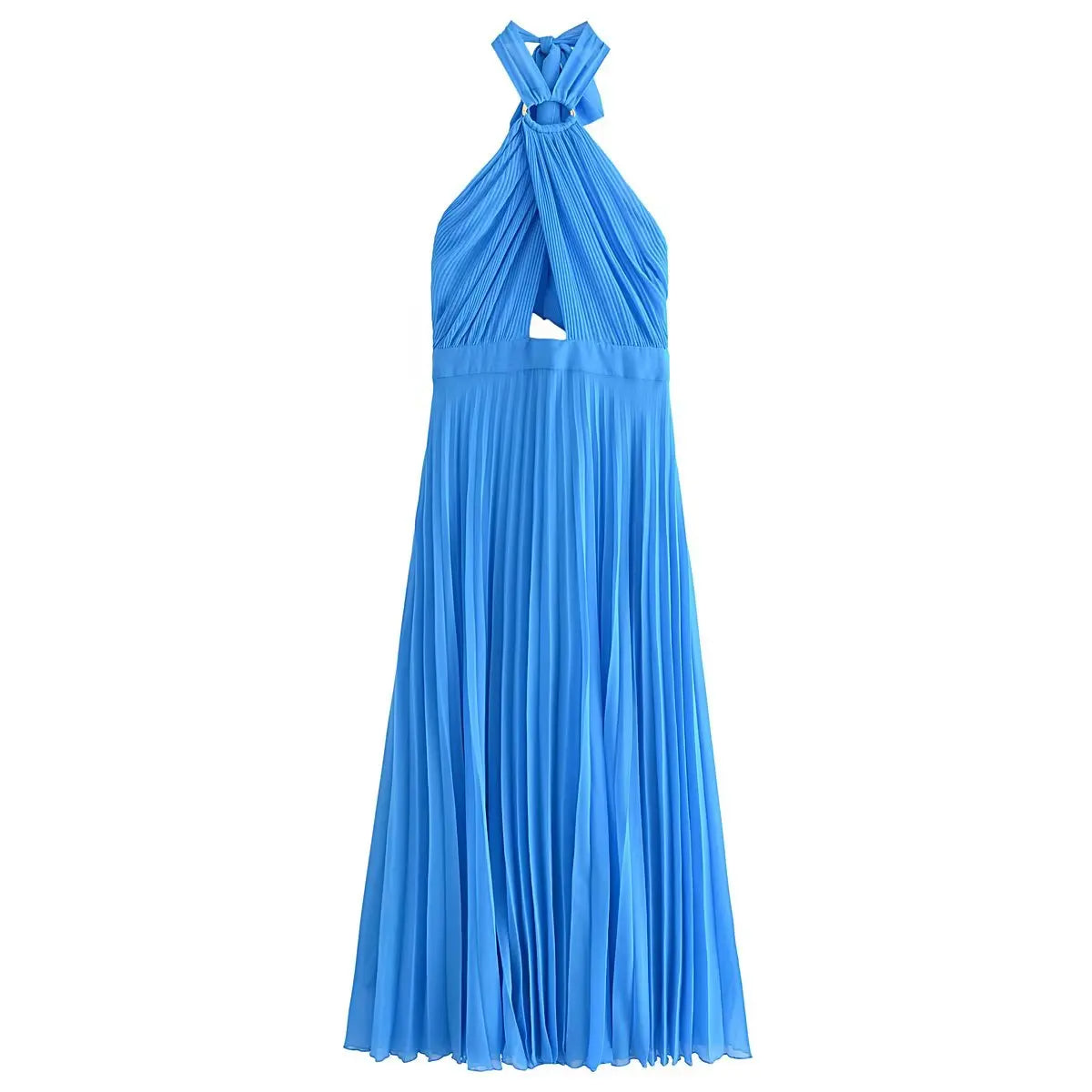 Crossover-Neck Dress – Alina – view 7