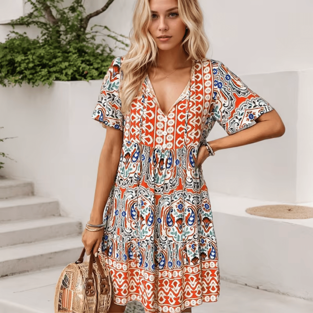 Women's Printed Dress – Jane – view 3