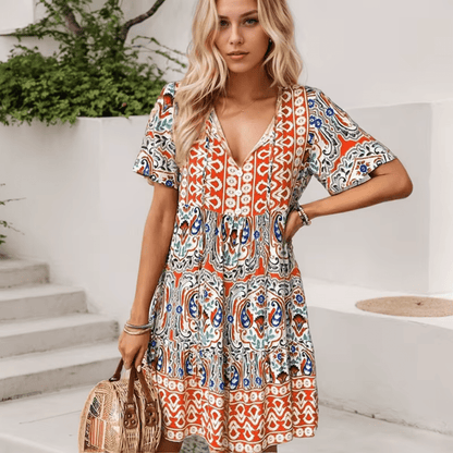 Women's Printed Dress – Jane – view 3