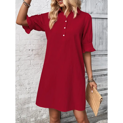 Women's Ruffled Dress – Dalia – view 3