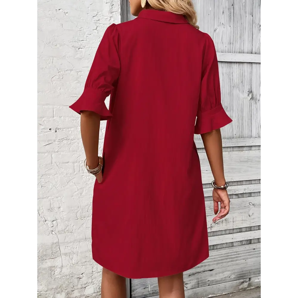 Women's Ruffled Dress – Dalia – view 5