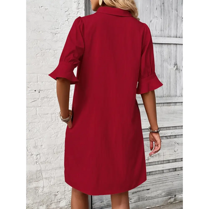 Women's Ruffled Dress – Dalia – view 5