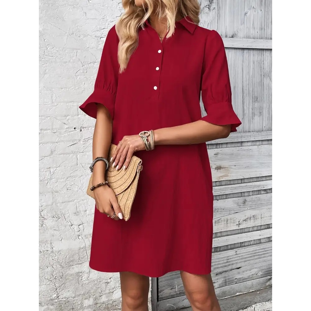 Women's Ruffled Dress – Dalia – view 4