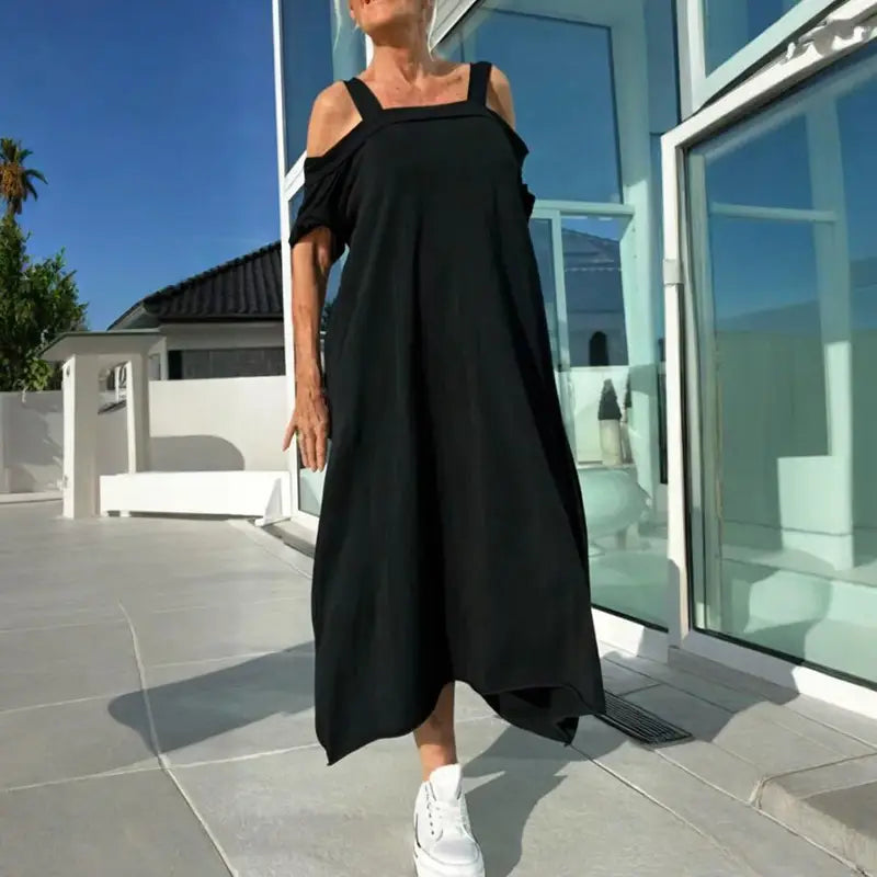Women's Strappy Dress – Willa – Black