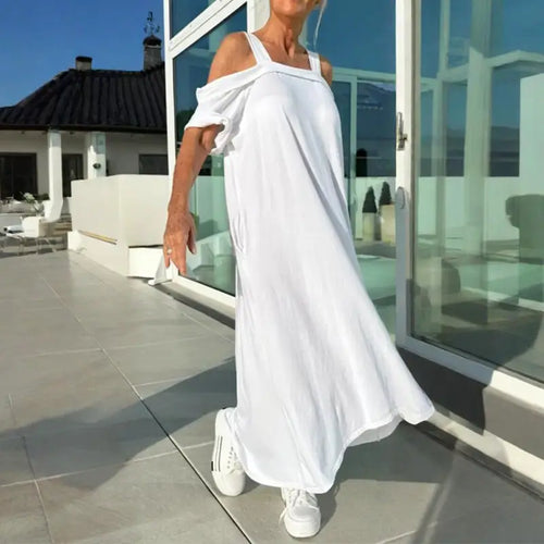 Women's Strappy Dress – Willa – White