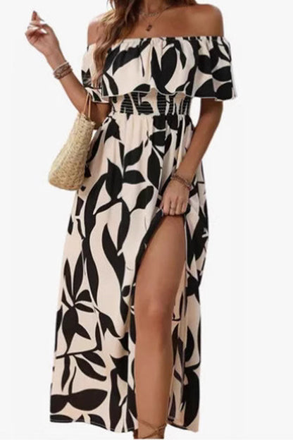 Women's Strapless Dress with Slit – Audrey
