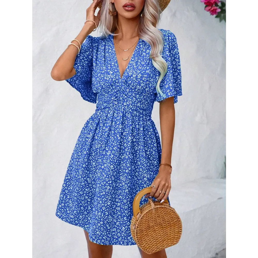 Women's Short Dress – Liberty – Blue