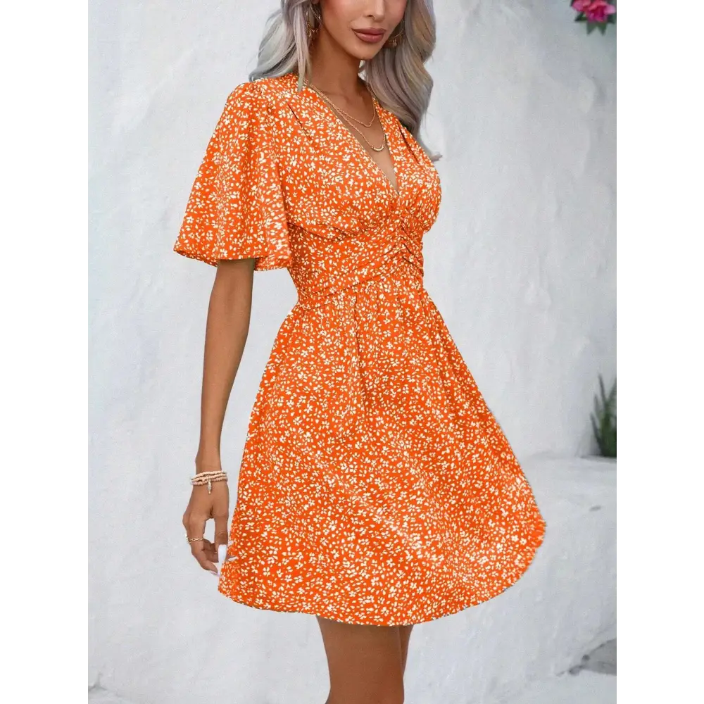 Women's Short Dress – Liberty – Orange