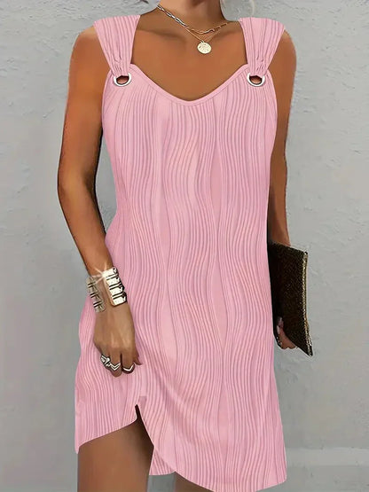 Women's Chiffon Dress – Mara – Pink