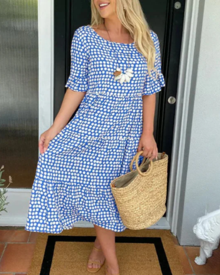 Women's Relaxed Dress – Blythe – Blue
