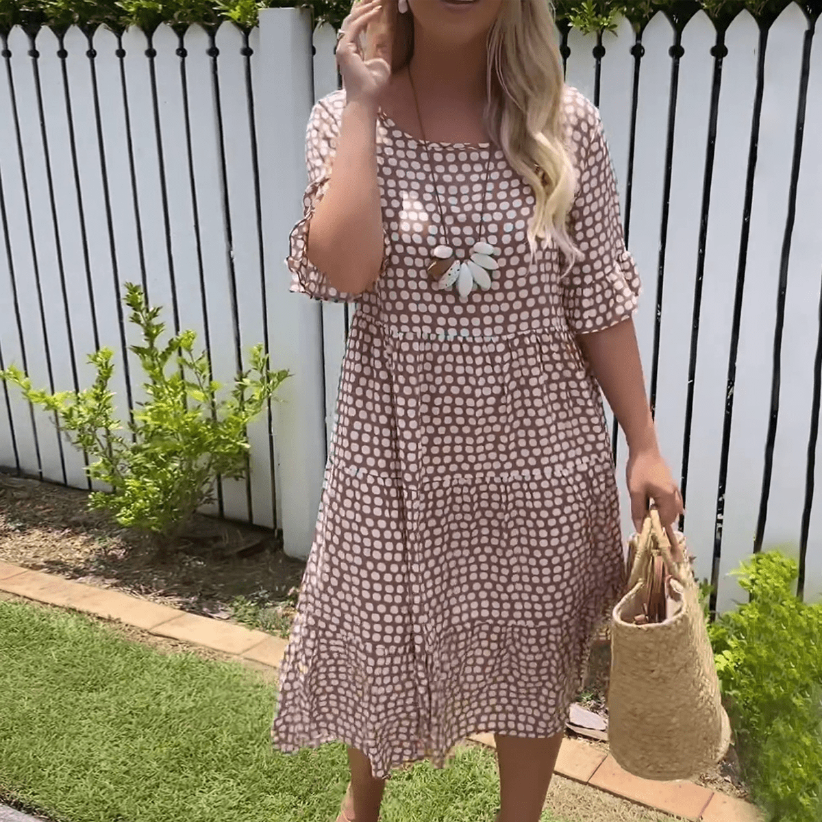 Women's Relaxed Dress – Blythe – Brown