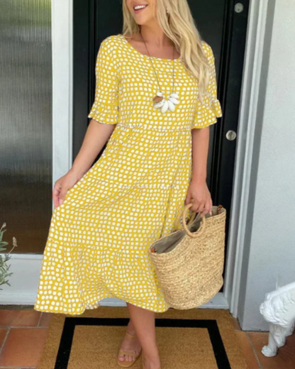 Women's Relaxed Dress – Blythe – Yellow