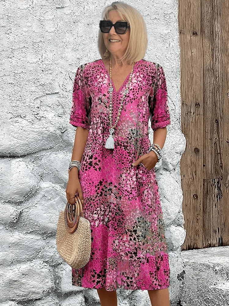 Women's Summer Dress – Drica – Blush Pink