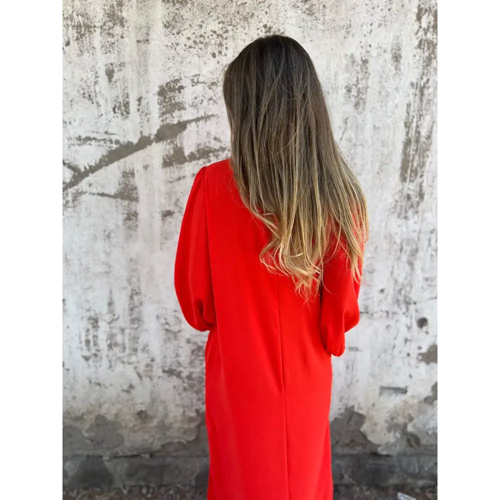 Long V-Neck Dress – Bellamy – view 4