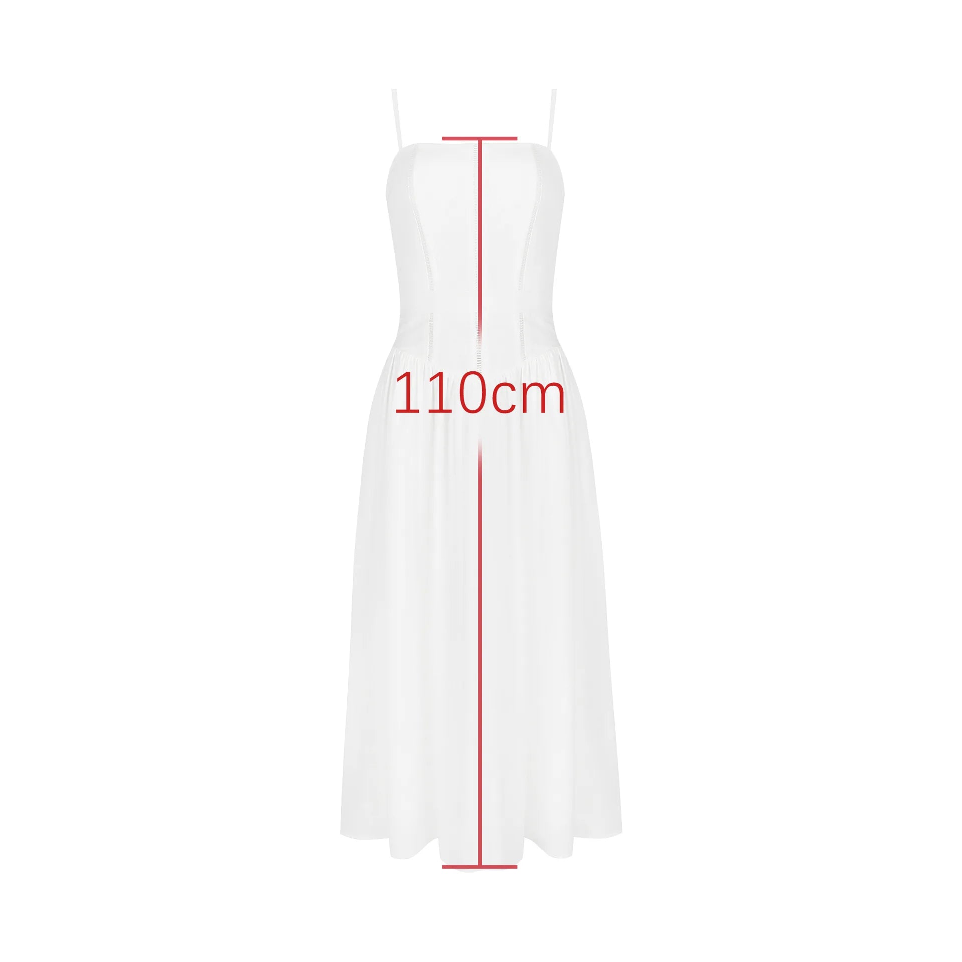 Long Corset Dress with Spaghetti Straps – Rosetta – view 6