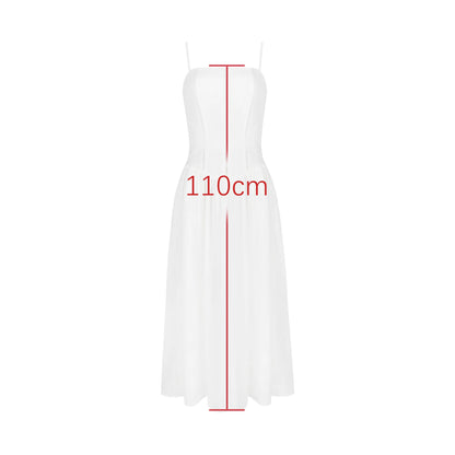 Long Corset Dress with Spaghetti Straps – Rosetta – view 6
