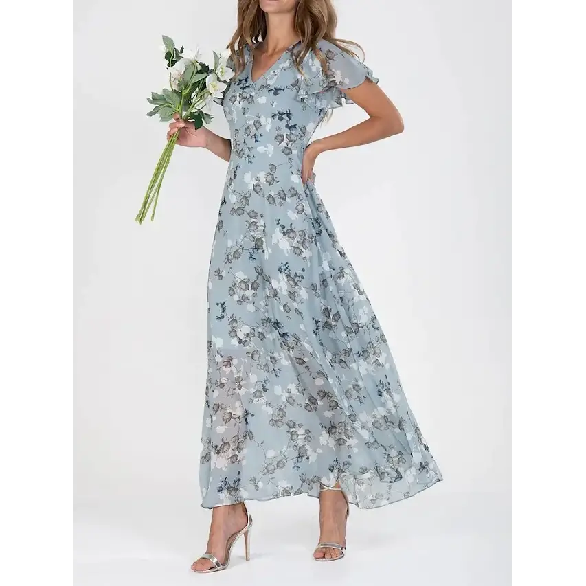 Women's Long Dress – Vicenza – Blue