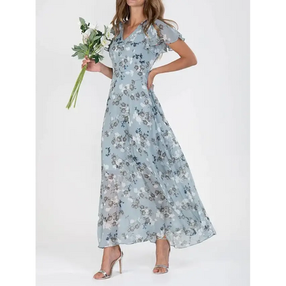 Women's Long Dress – Vicenza – Blue