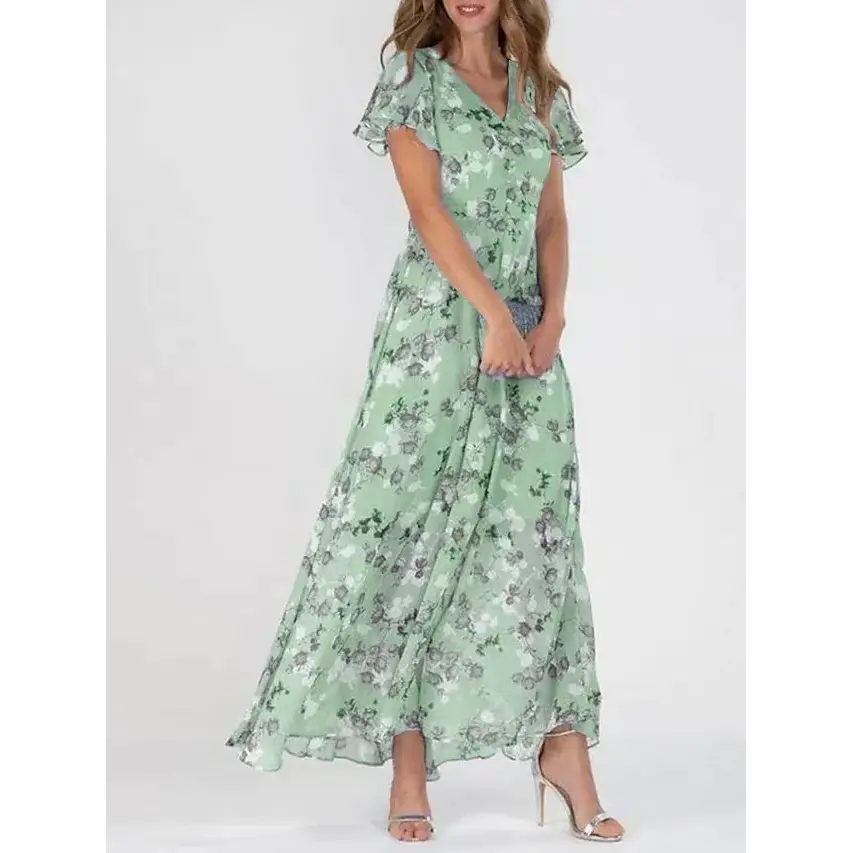 Women's Long Dress – Vicenza – Green