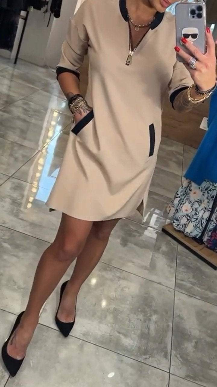 Women's Elbow-Sleeve Midi Dress – Rhiannon